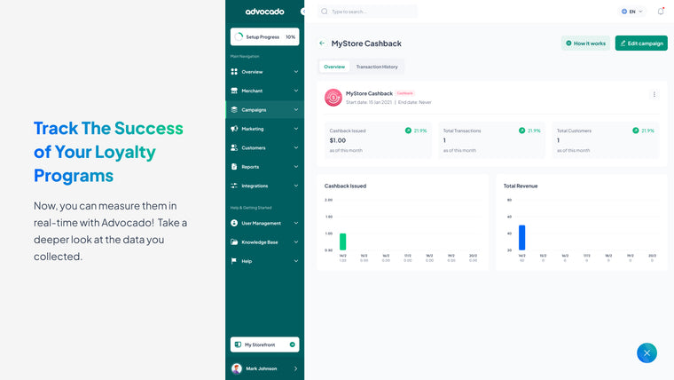 Advocado: Loyalty & Rewards Screenshot