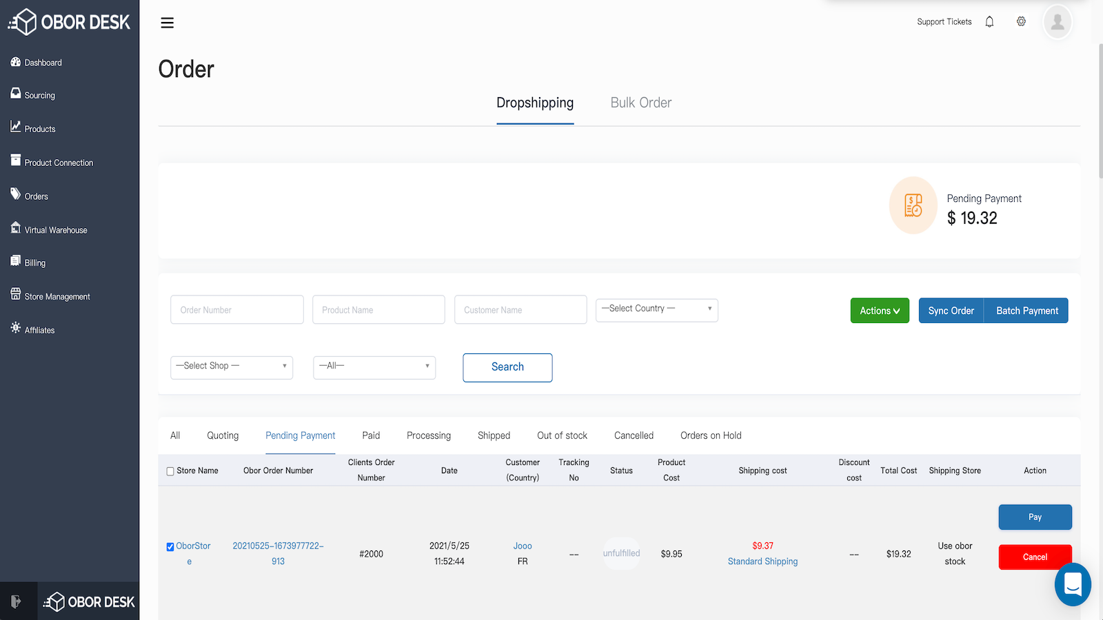 Facilité de traitement de vos commandes - Consultez toutes vos commandes en un seul endroit