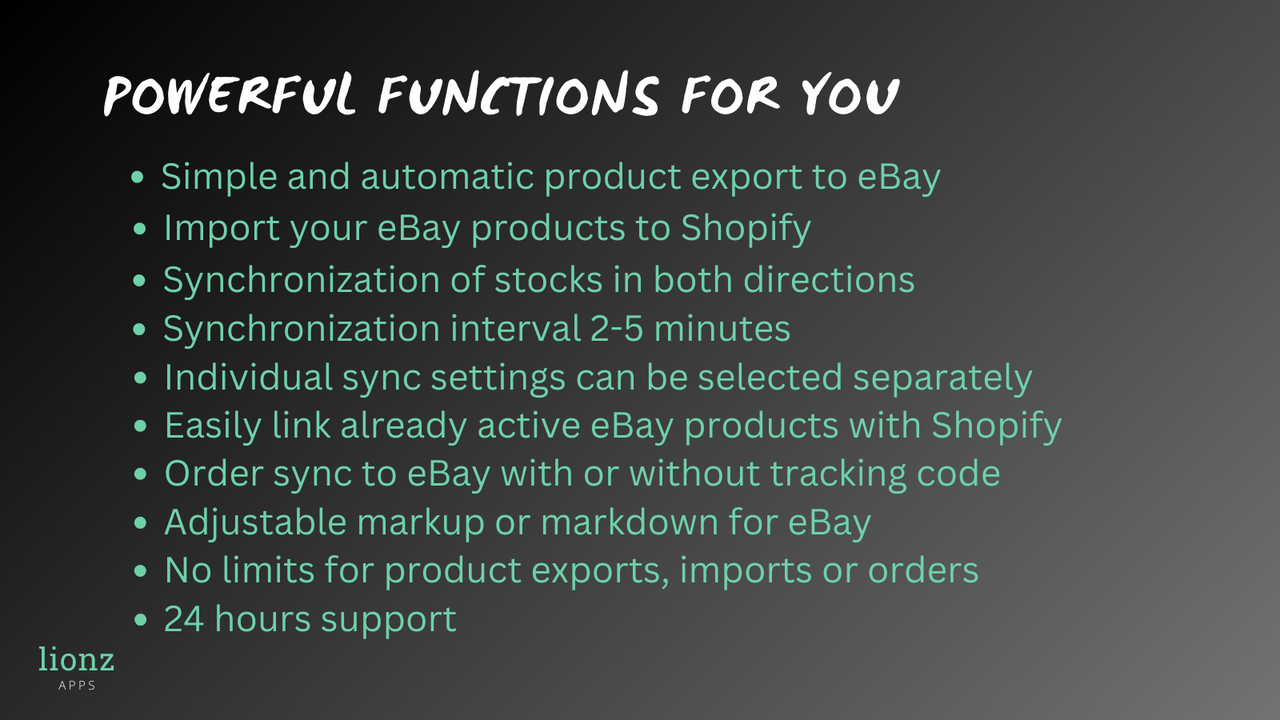 Powerful Functions Ebay