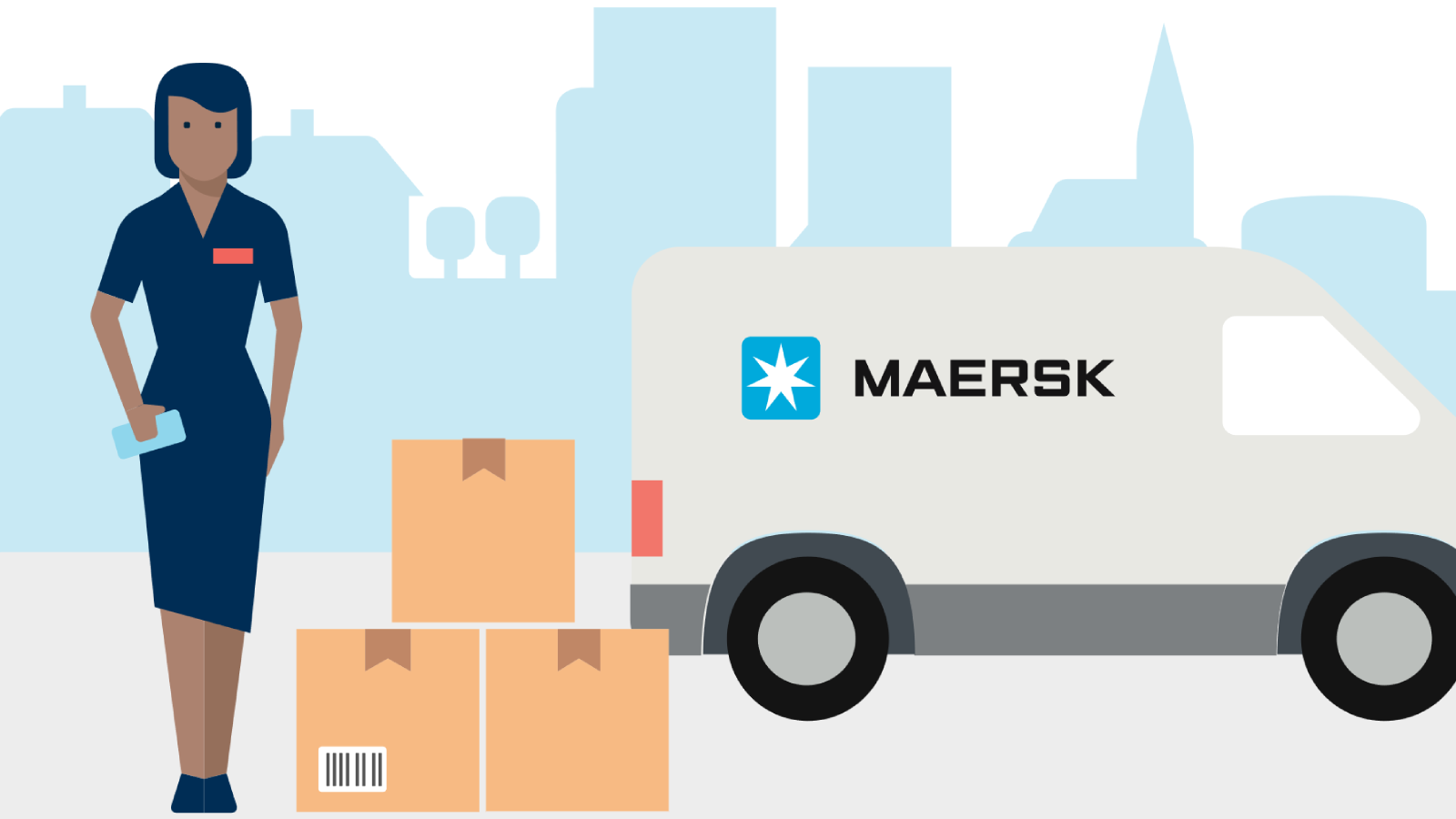 Maersk E‑Delivery Screenshot