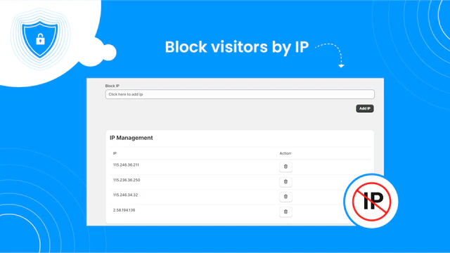 Bloqueie IPs específicos