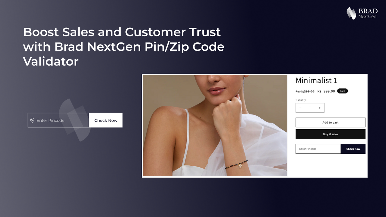 Frontal de Brad NextGen Pincode Validator