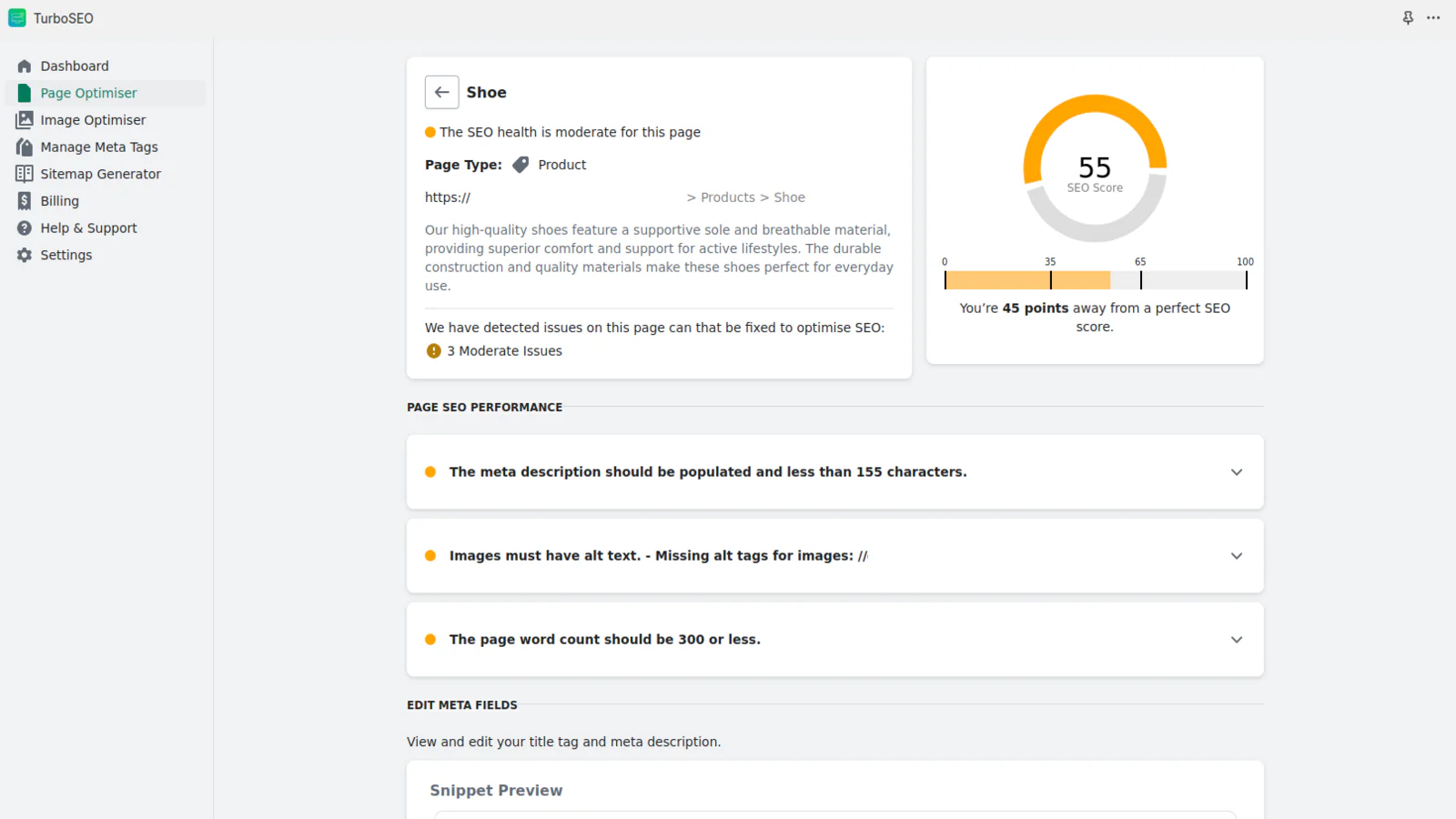 Detecta y soluciona problemas de SEO con facilidad para mejorar el rendimiento.