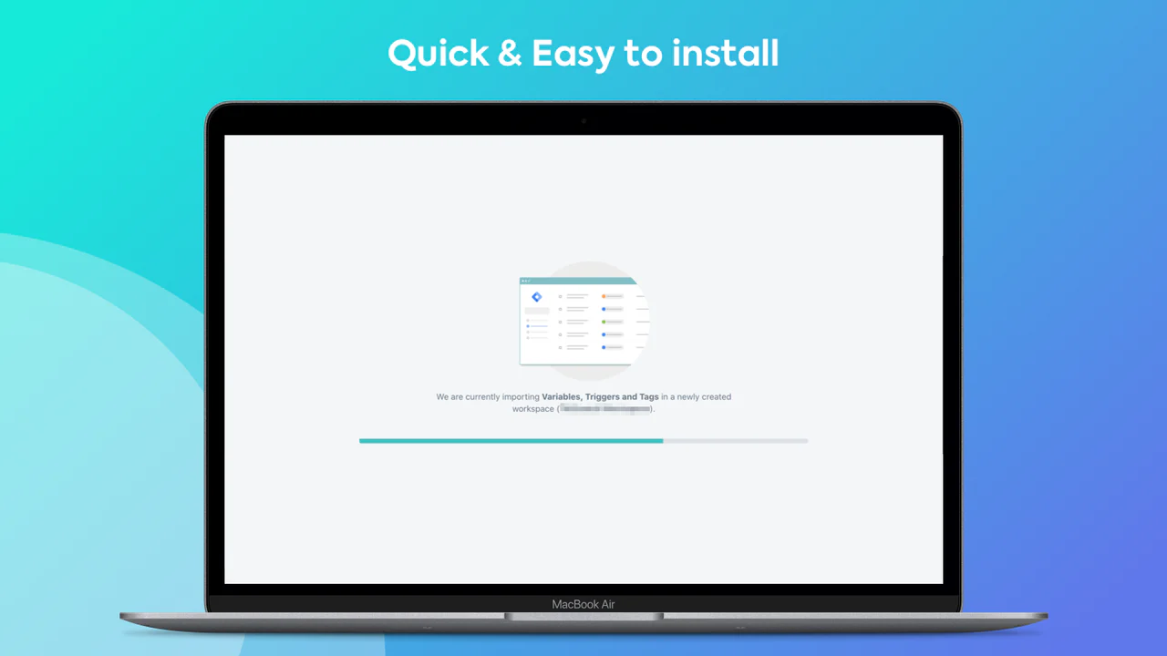 Easy Tag - Installation rapide et facile