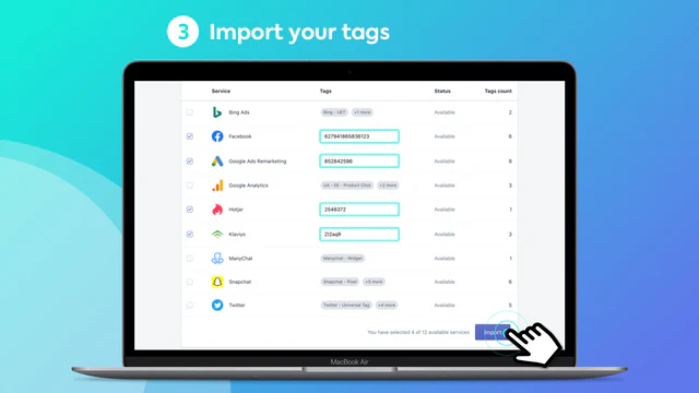 Easy Tag - Importez vos tags