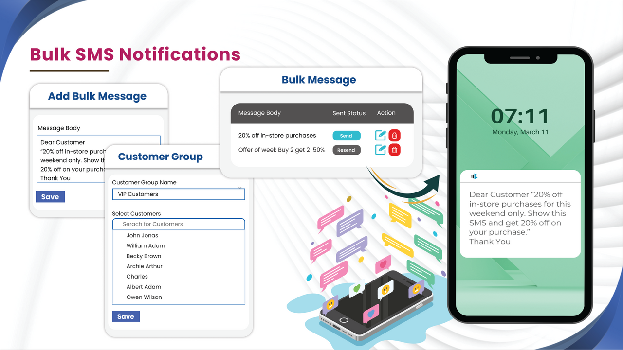 Sending Bulk SMS Notifications