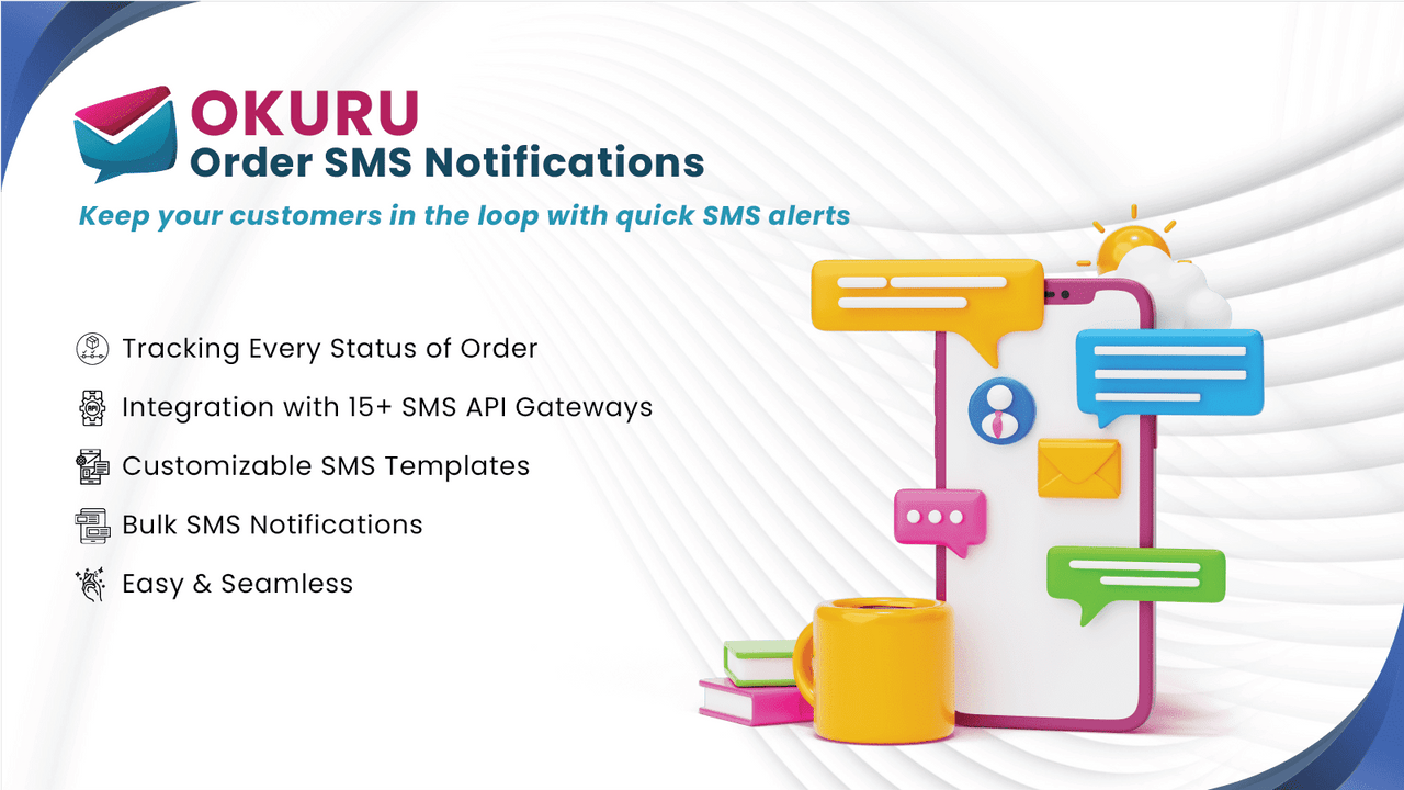 OKURU Order SMS Notifications Shopify App