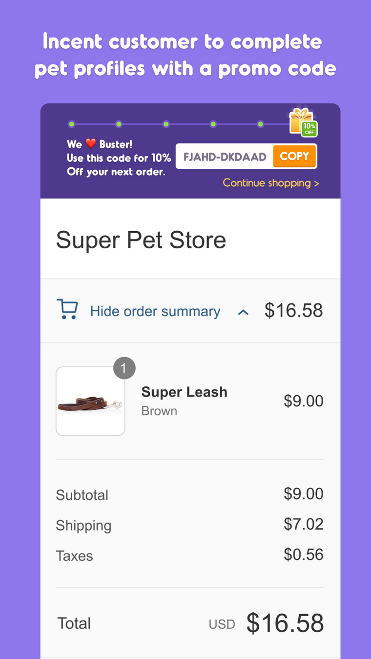 Petlytics: Pet Store Marketing Screenshot