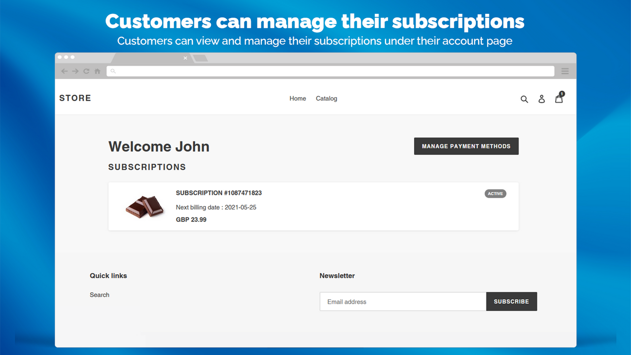 Manage Subscriptions and Payments