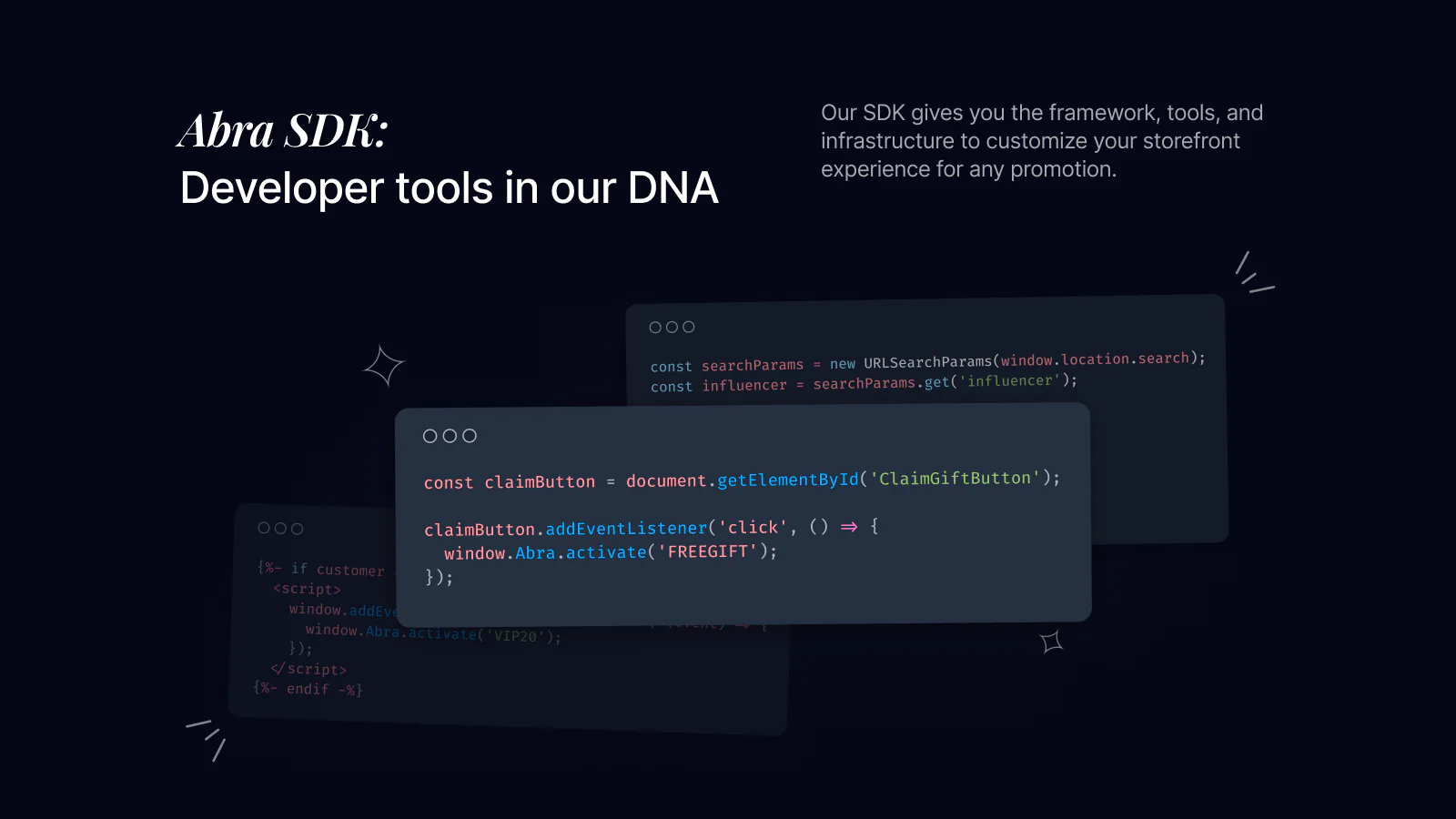 Abra SDK：增强任何促销活动的店面体验