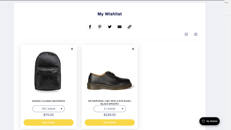 SWishlist: Simple Wishlist Screenshot