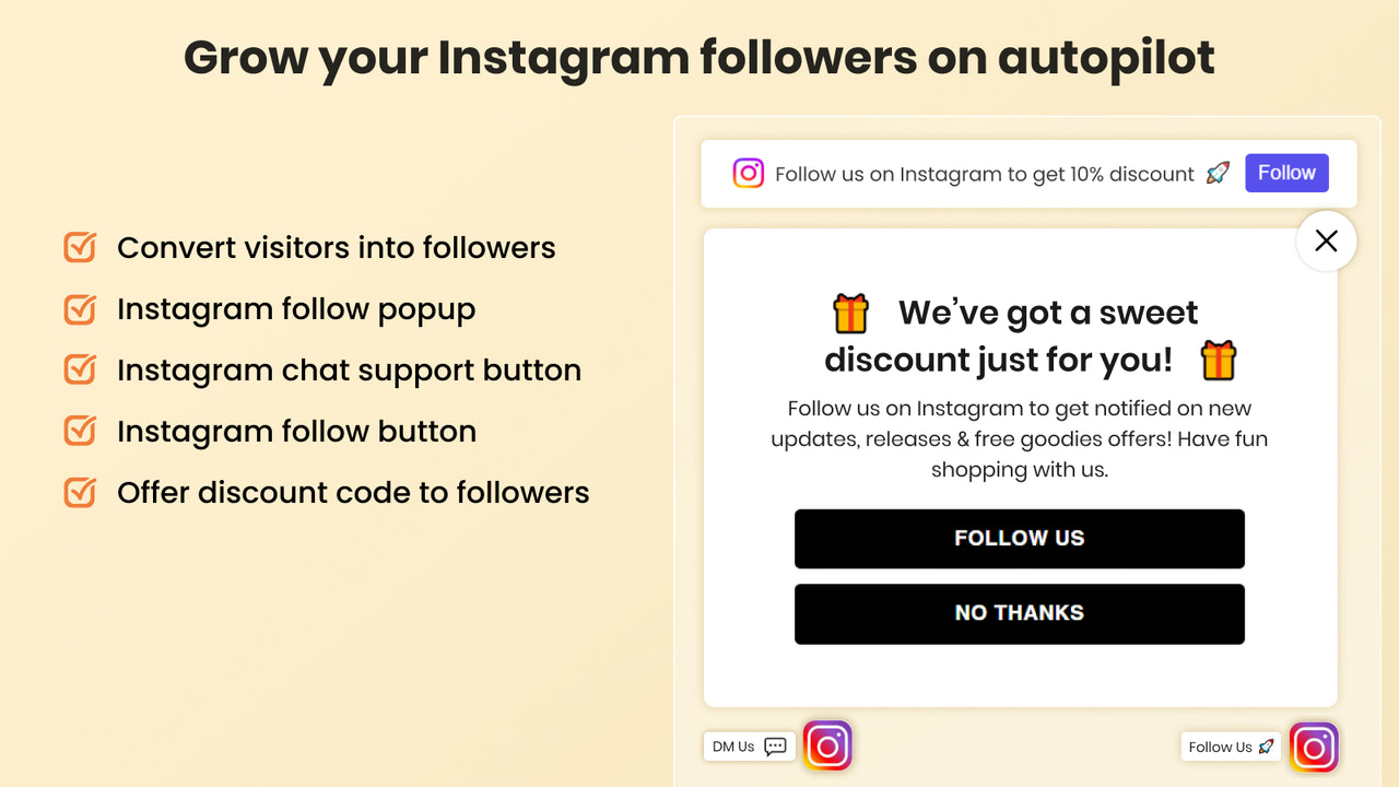 IG‑ Instagram Chat + Followers Screenshot