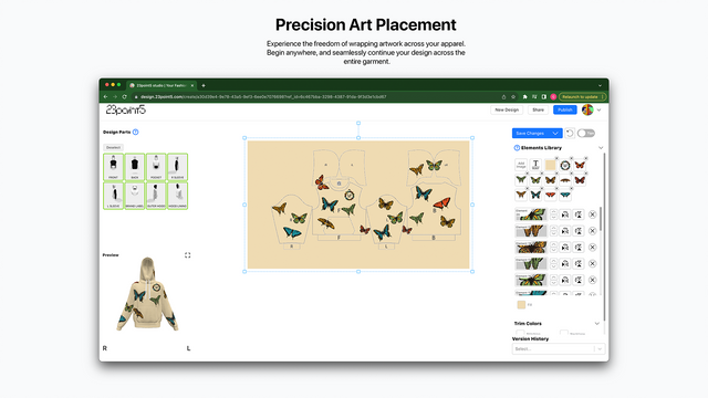 Precision konstplacering