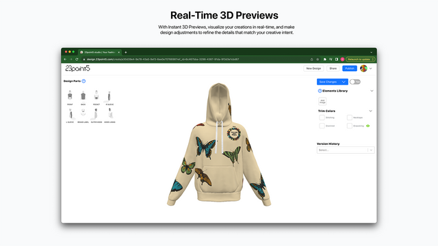 Real-Time 3D forhåndsvisninger