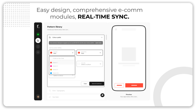 Fydez Mobile App Builder Screenshot