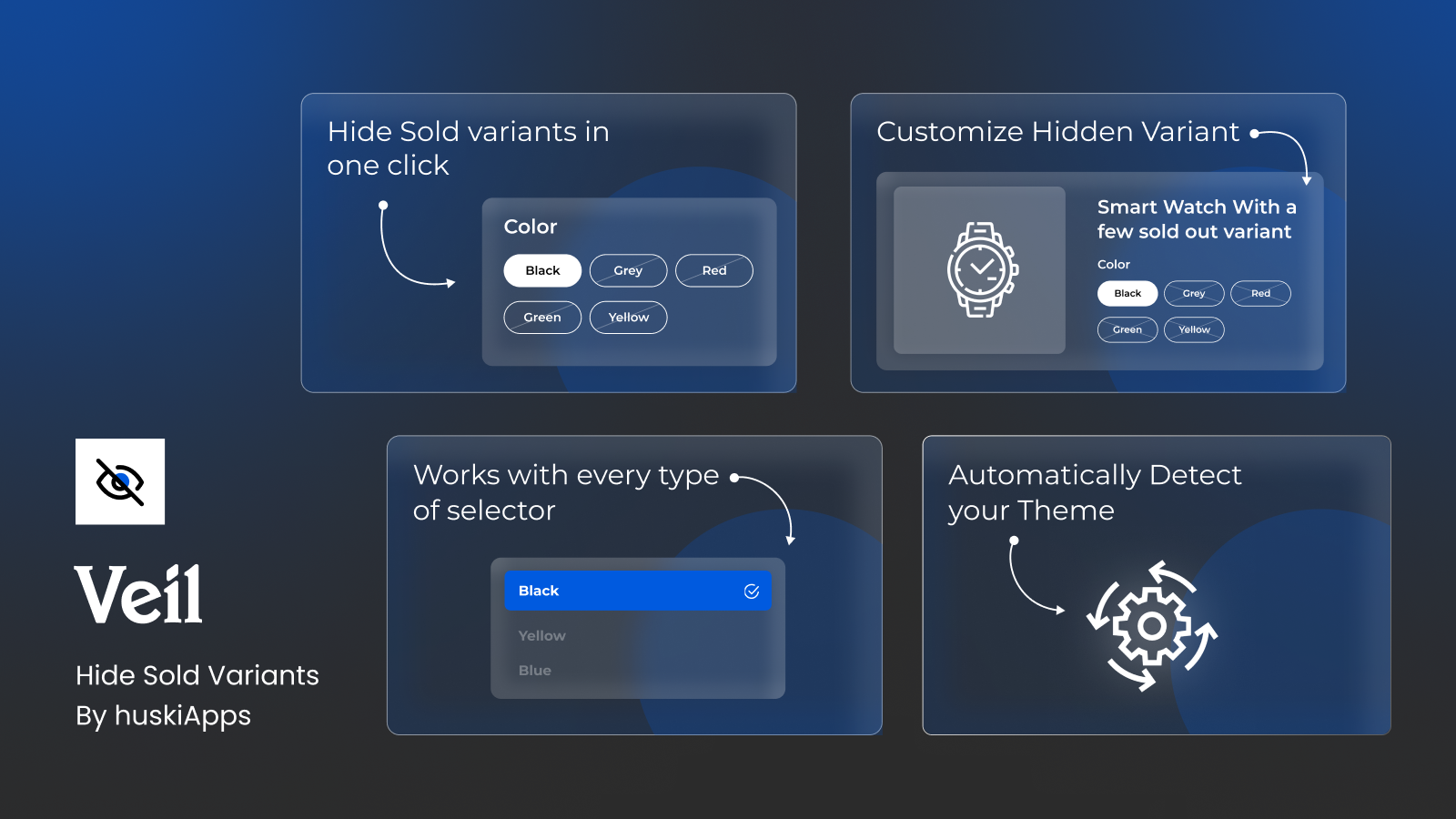 Hide product variant options