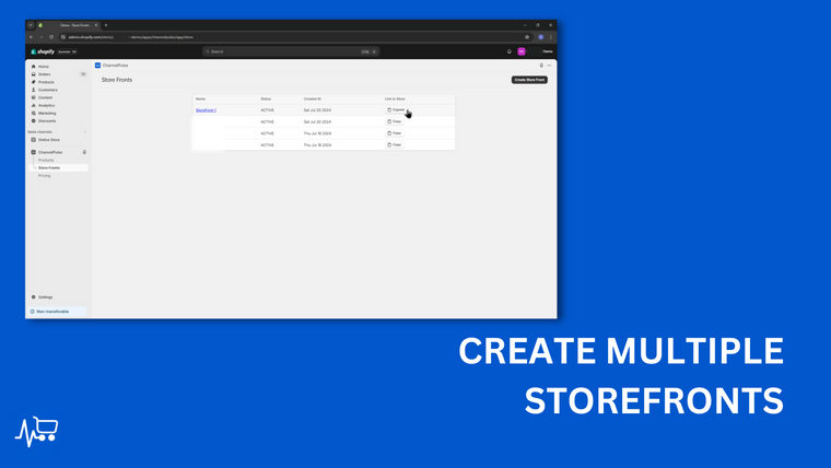 ChannelPulse: Multi‑Storefront Screenshot