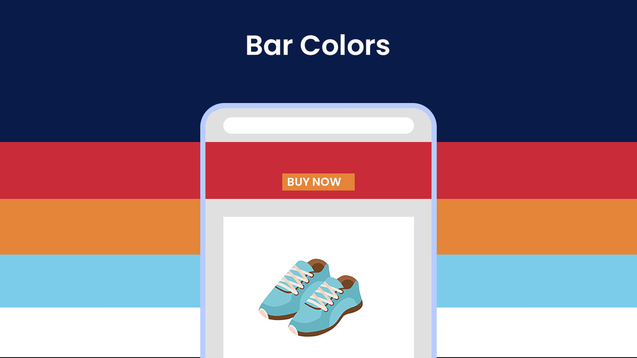 Customisable Sticky header bar with slider for Shopify store