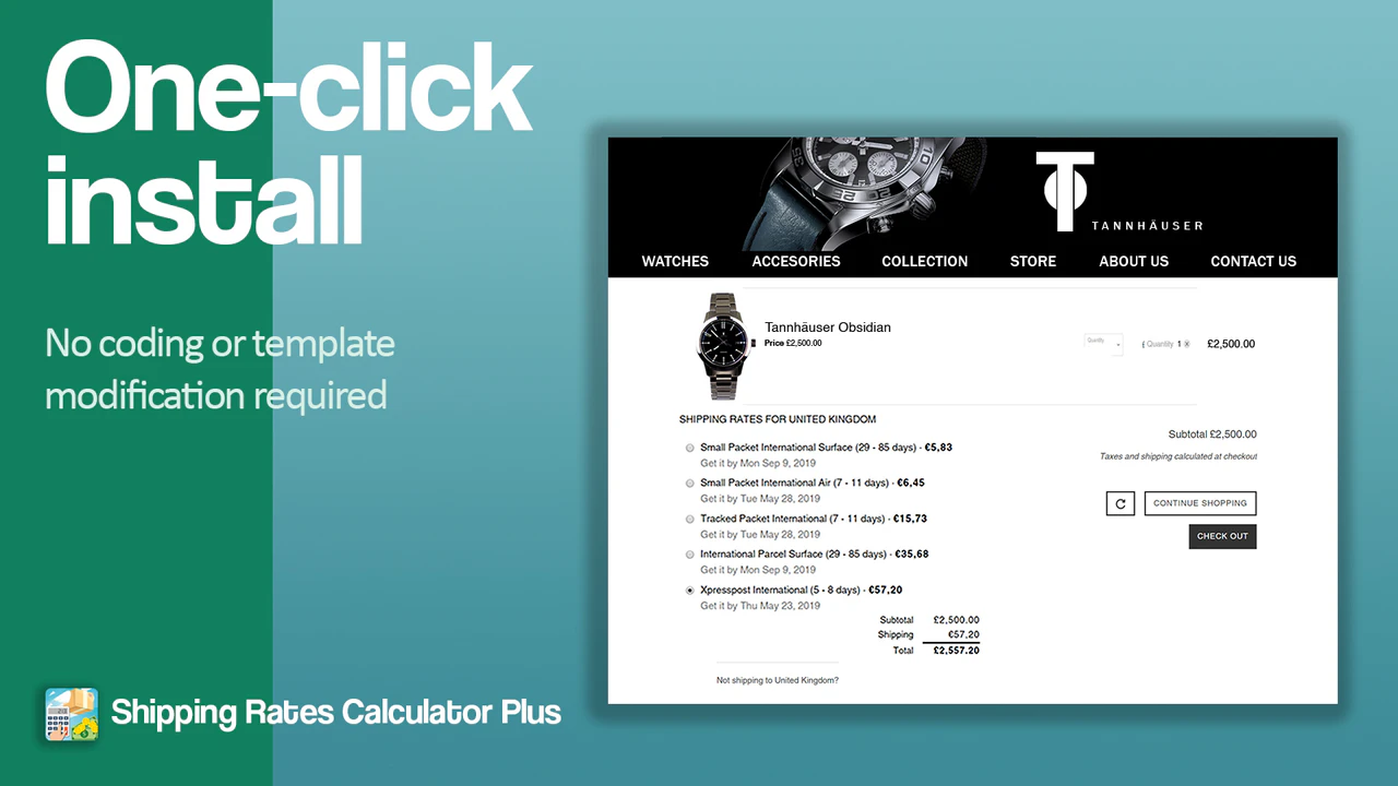 Instalación con un solo clic sin necesidad de configuración o codificación.