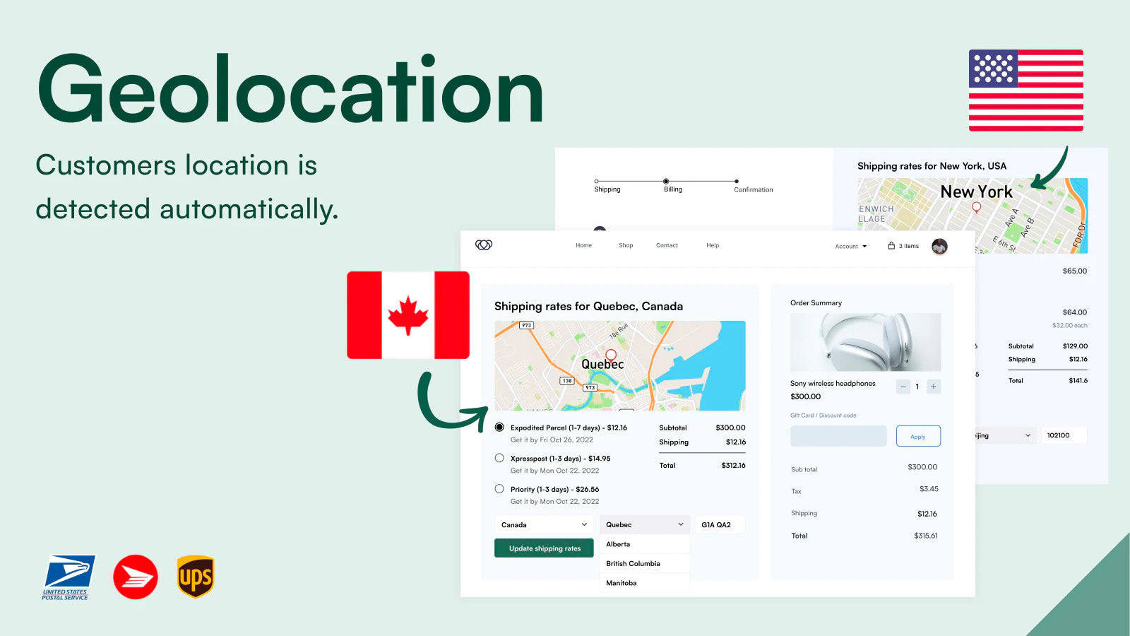 Shipping Rates Calculator Plus - Reduce abandoned carts with real-time, intl shipping rates'