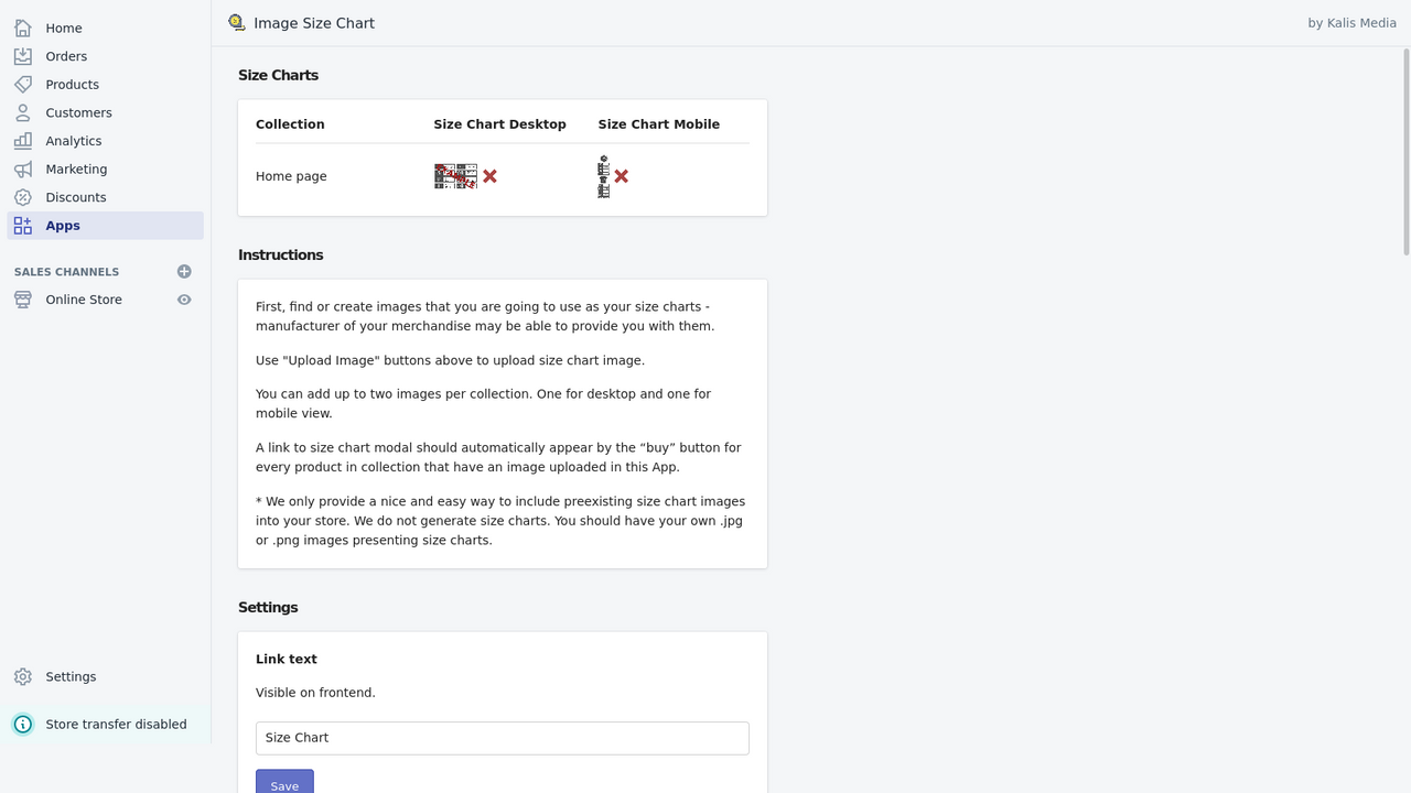 Configuraciones de la Aplicación