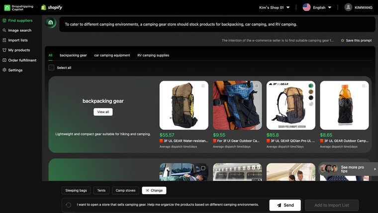 Dropshipping Copilot AI Screenshot