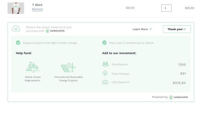 Klik op meer informatie om onze projecten te zien die klimaatverandering bestrijden