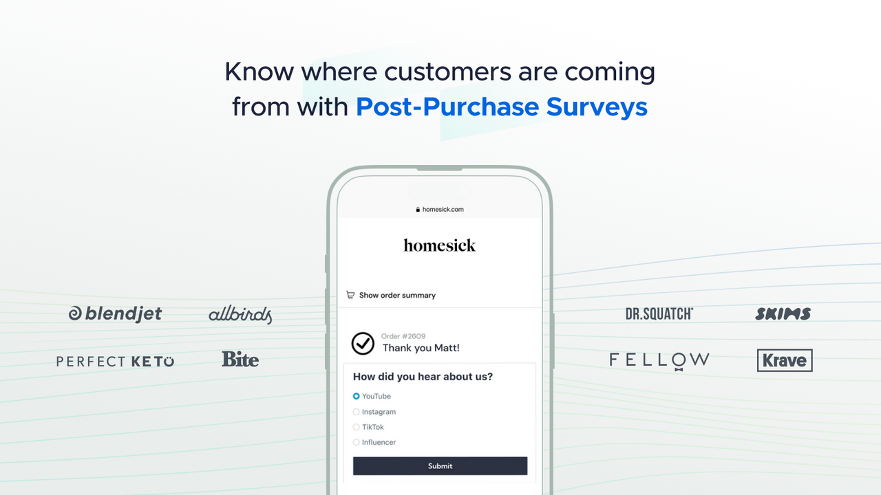 Fairing: Post Purchase Survey that's Shopify Plus Certified