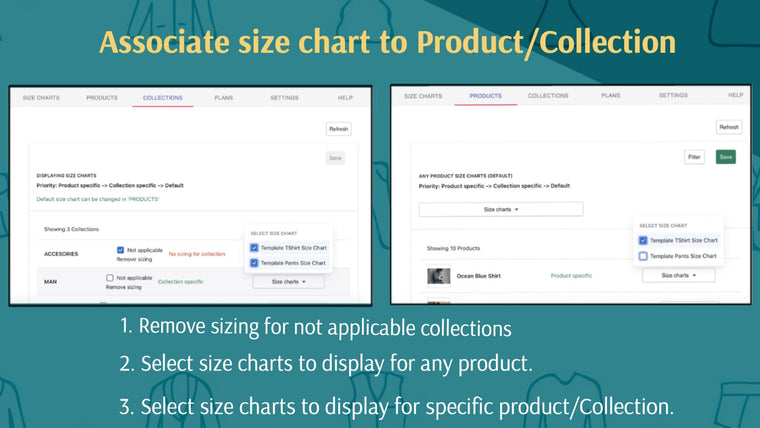 Size Chart ‑ Unavailable Screenshot