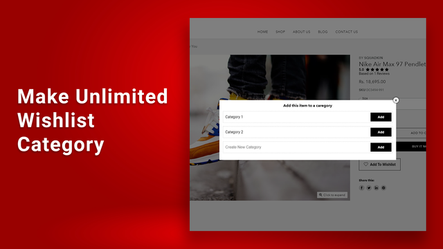 Unlimited Wishlist Category - Squadkin Muliti Category Wishlist