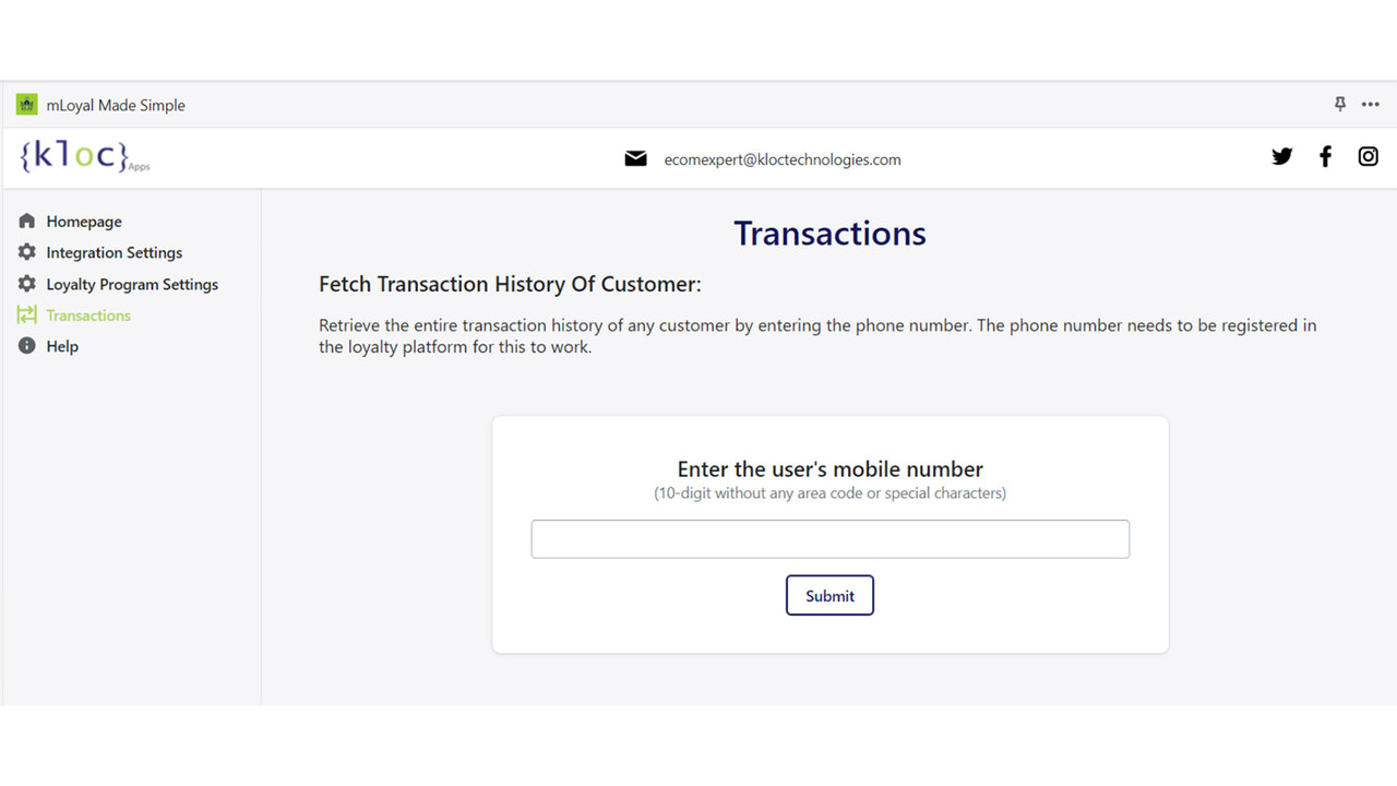 Retrieve all Customer Transactions In One Place