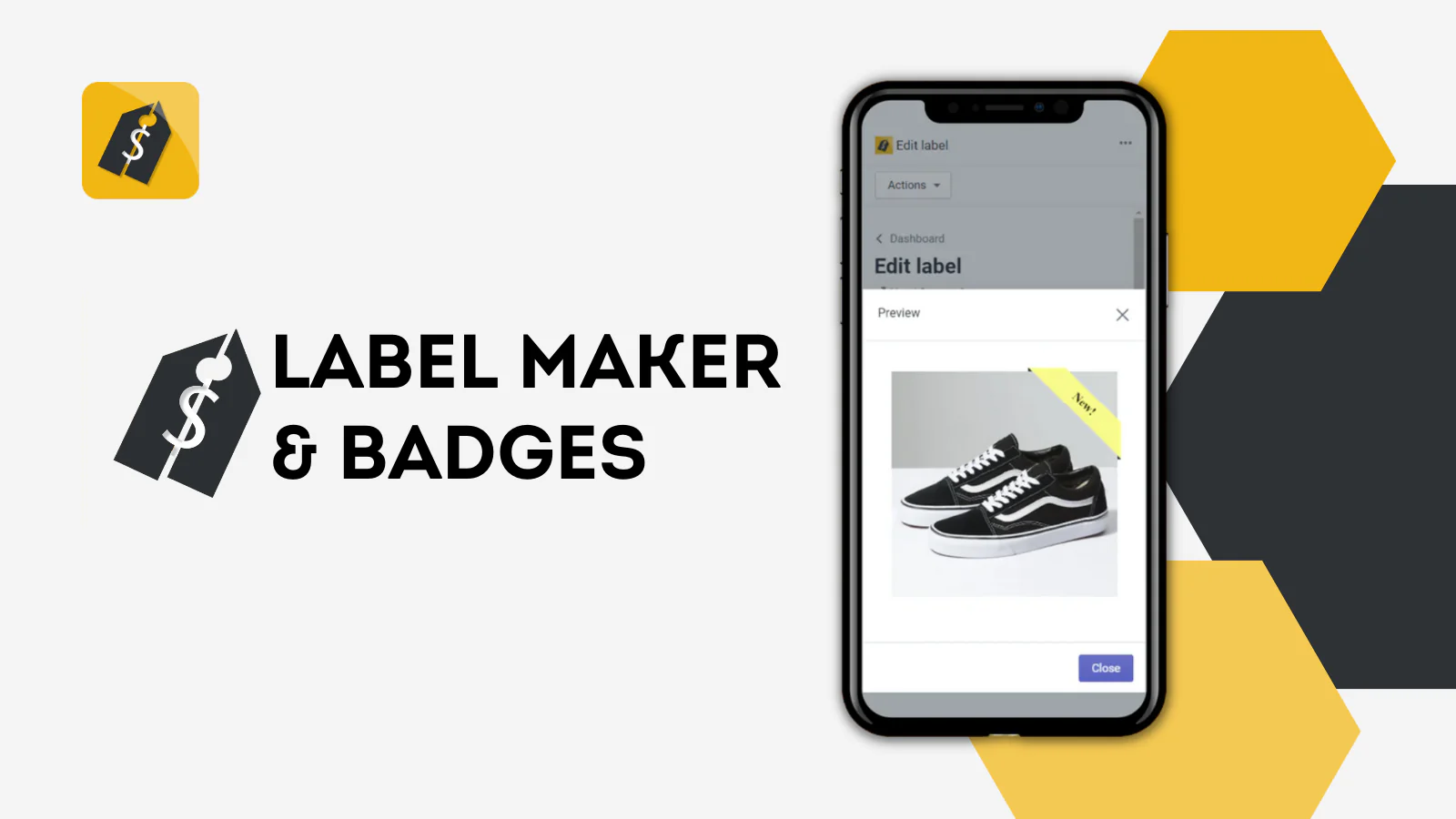 produktetiketter og badges