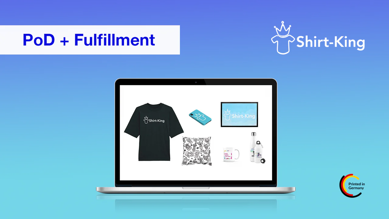 Shirt‑King: Print on Demand EU - Print-on-Demand Dropshipping & Fulfillment-Service Europe Shopify App Store