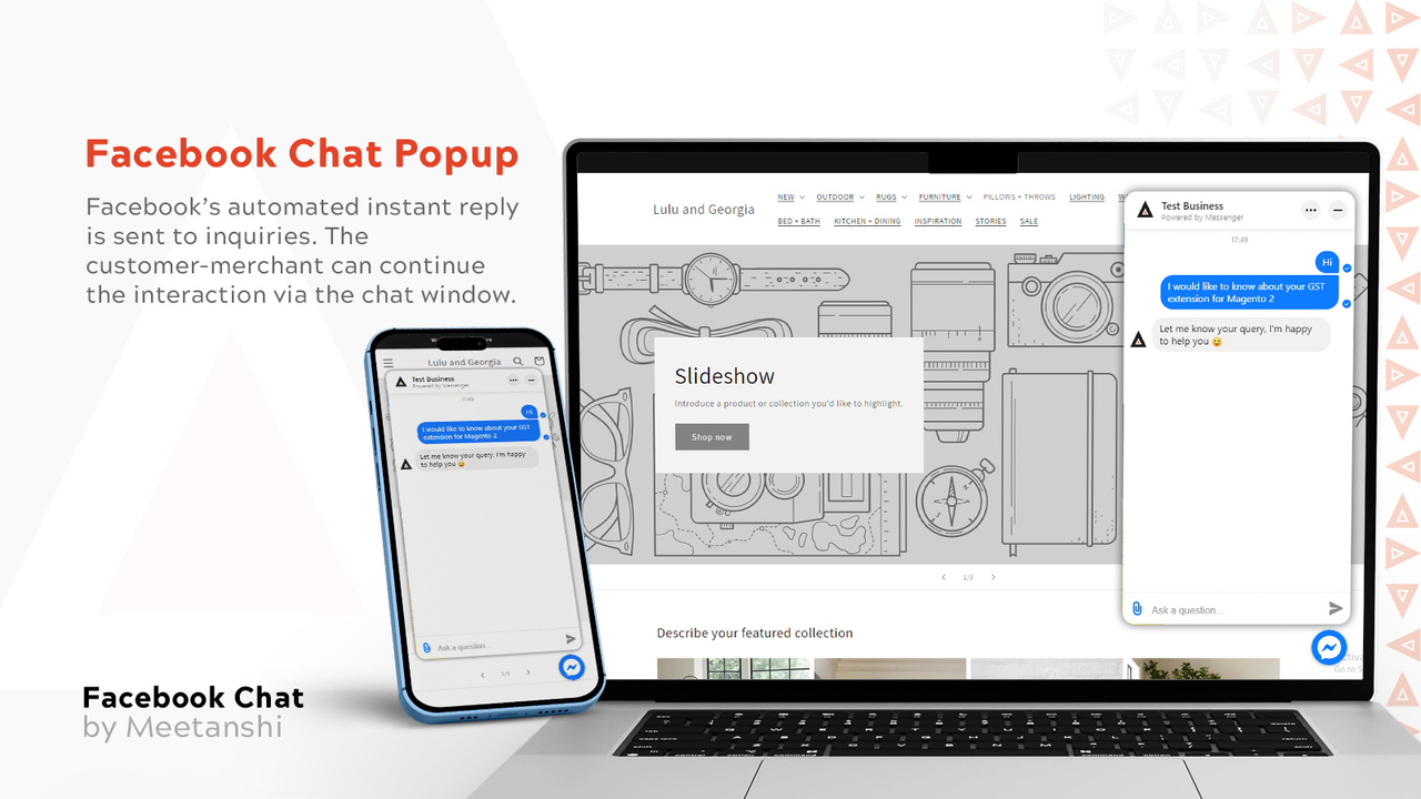 Facebook Chat - Add Chat Pop-up for Customer Support | Shopify App Store