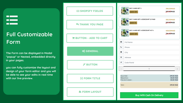 Storefront Codleadform App Screenshot Formular Builder