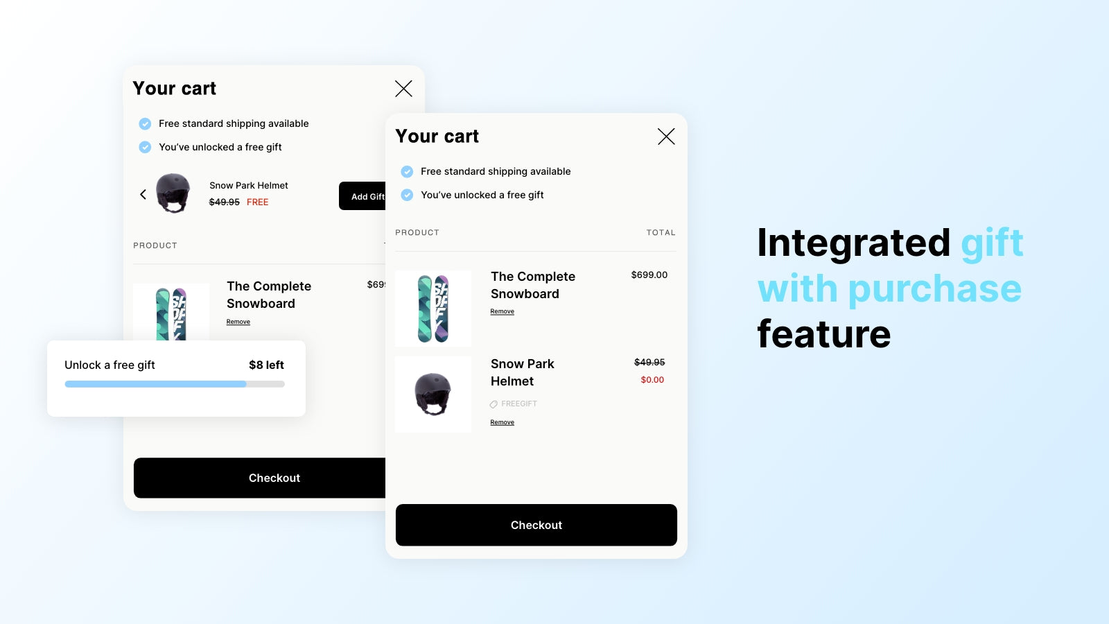 Progressify: Free Shipping Bar Screenshot