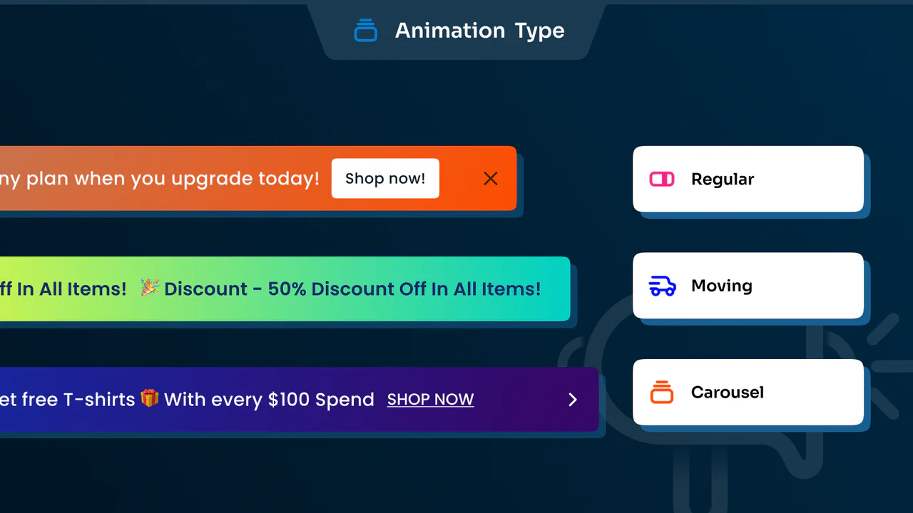 Set multiple bars and slides 