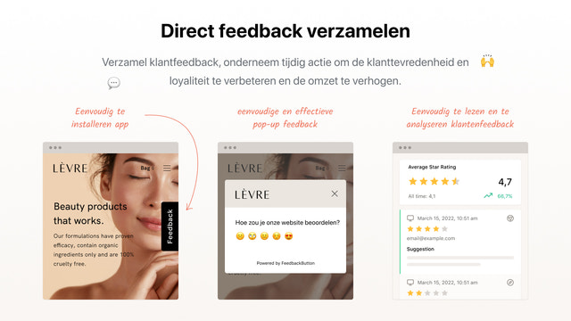 Direct feedback verzamelen