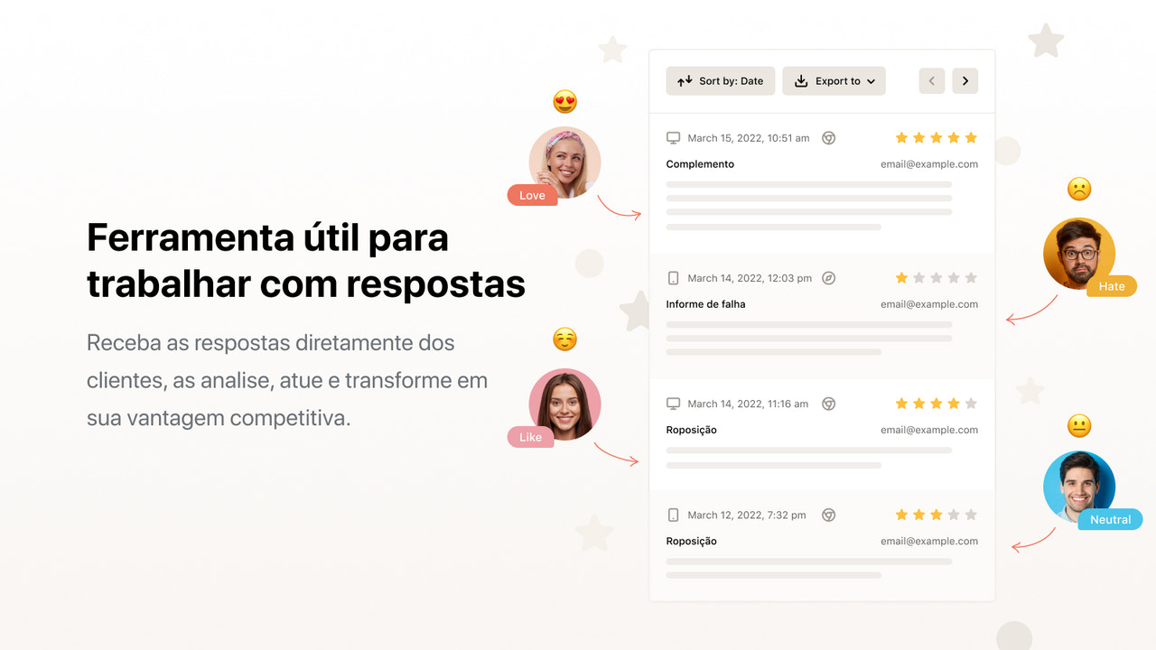 Ferramenta útil para trabalhar com respostas