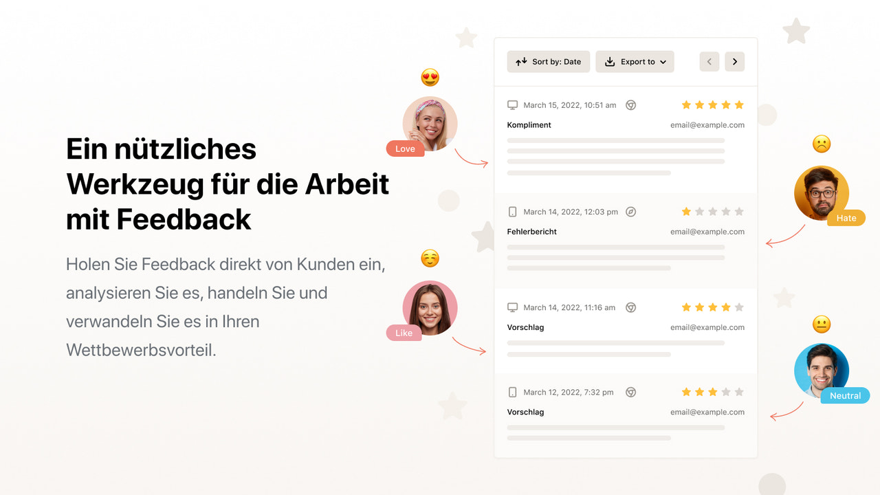 Ein nützliches Werkzeug für die Arbeit mit Feedback