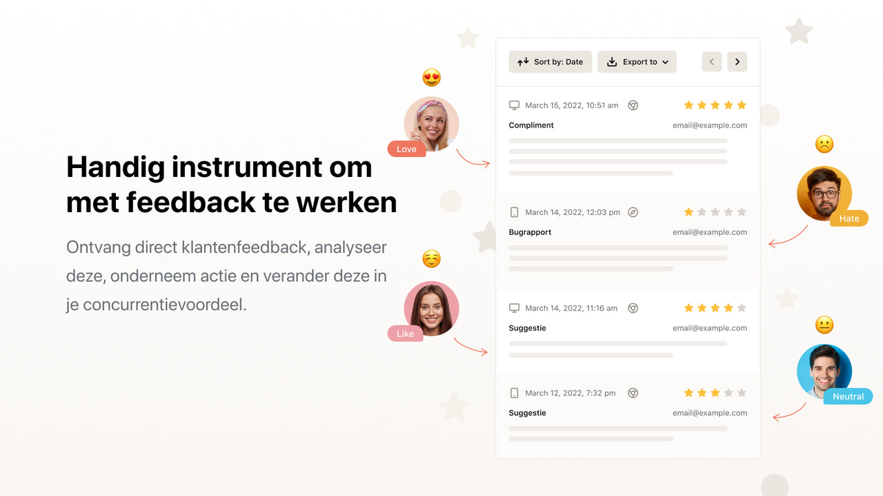 Handig instrument om met feedback te werken