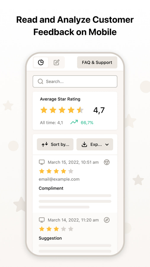 Read and Analyze Customer Feedback on Mobile