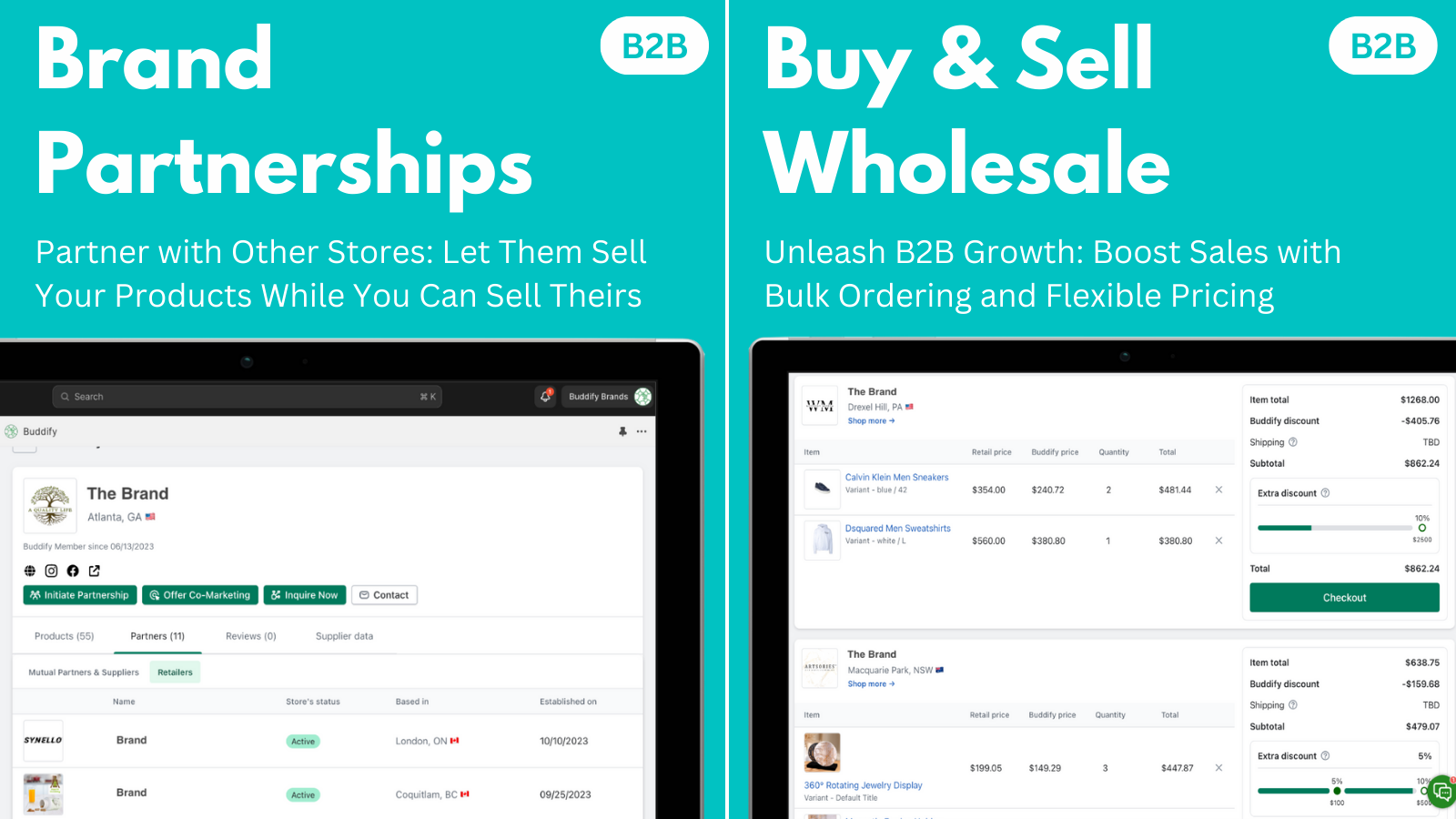 Brand Partnerships and Buy & Sell Wholesale