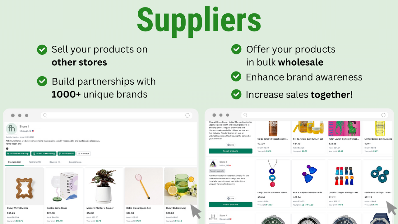 Buddify - Brand Partnerships & Dropshipping & Wholesale