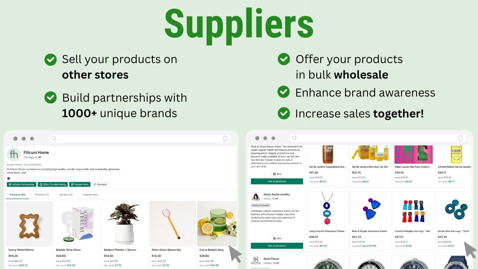 Buddify - Brand Partnerships & Dropshipping & Wholesale