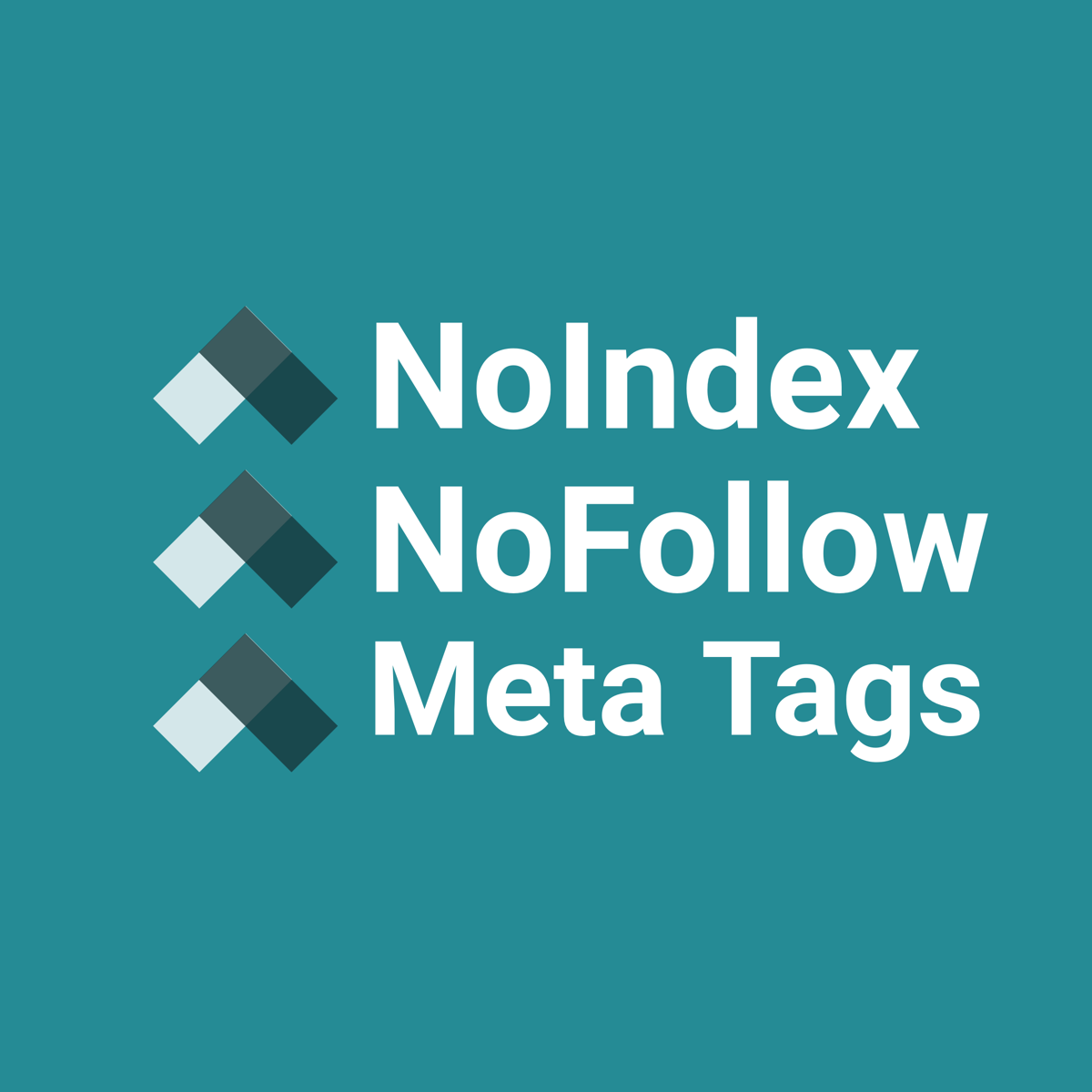 NoIndex NoFollow Meta Tags