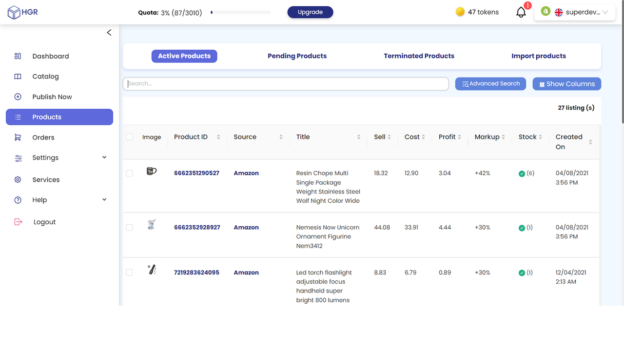 Gestiona tantas tiendas como quieras desde una plataforma única.