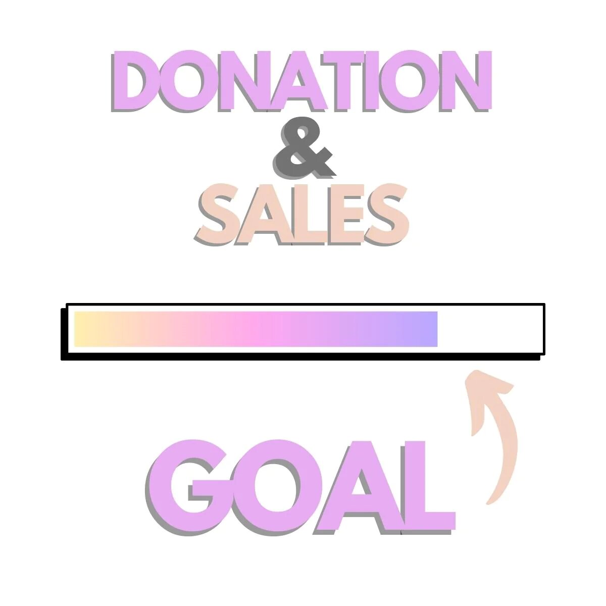 Donation & Sales Goal Bar for Shopify