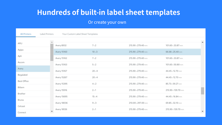 Super Address Labels Screenshot