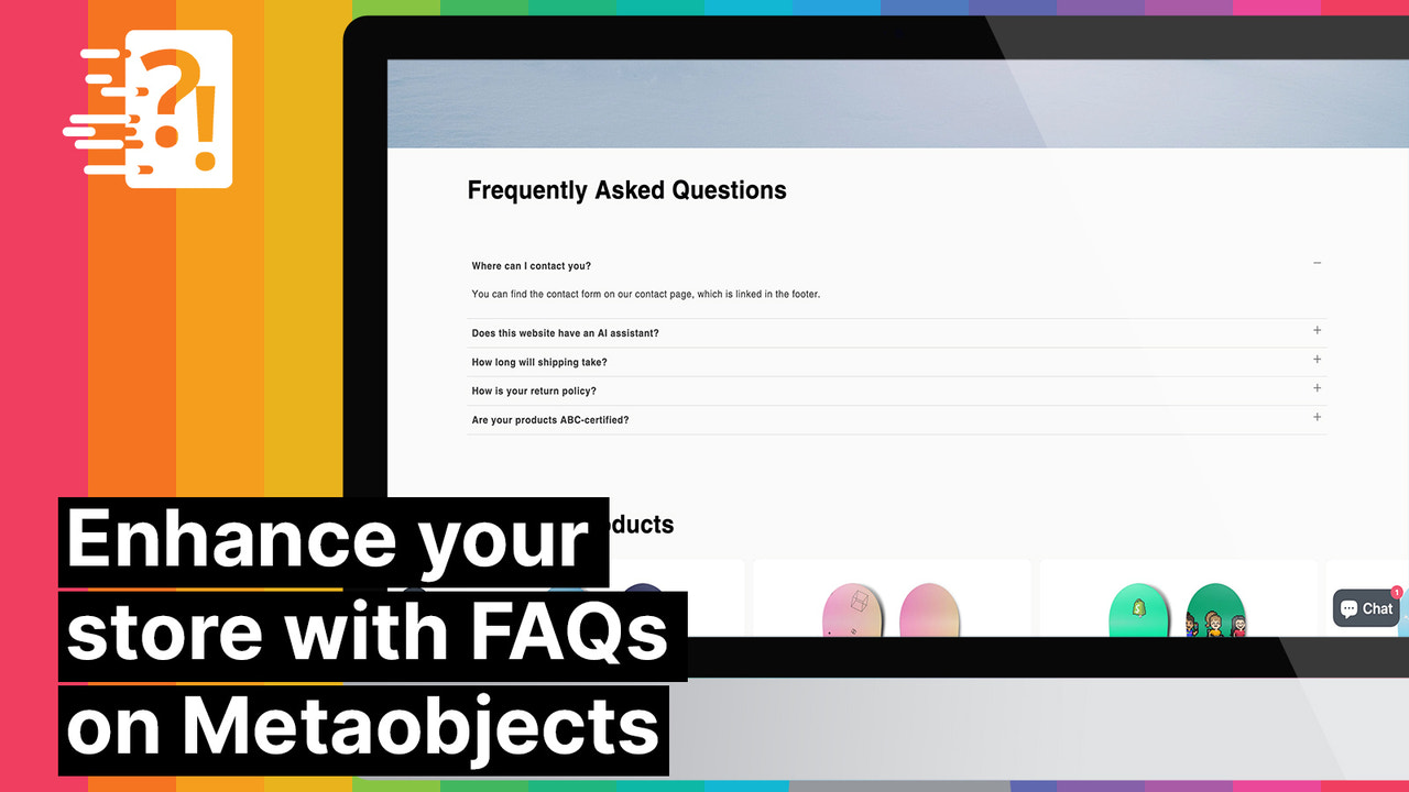 FAQs on Metaobjects Screenshot
